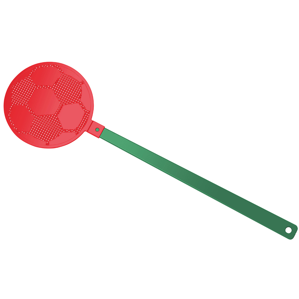 Fly swatter "soccer" - green/red