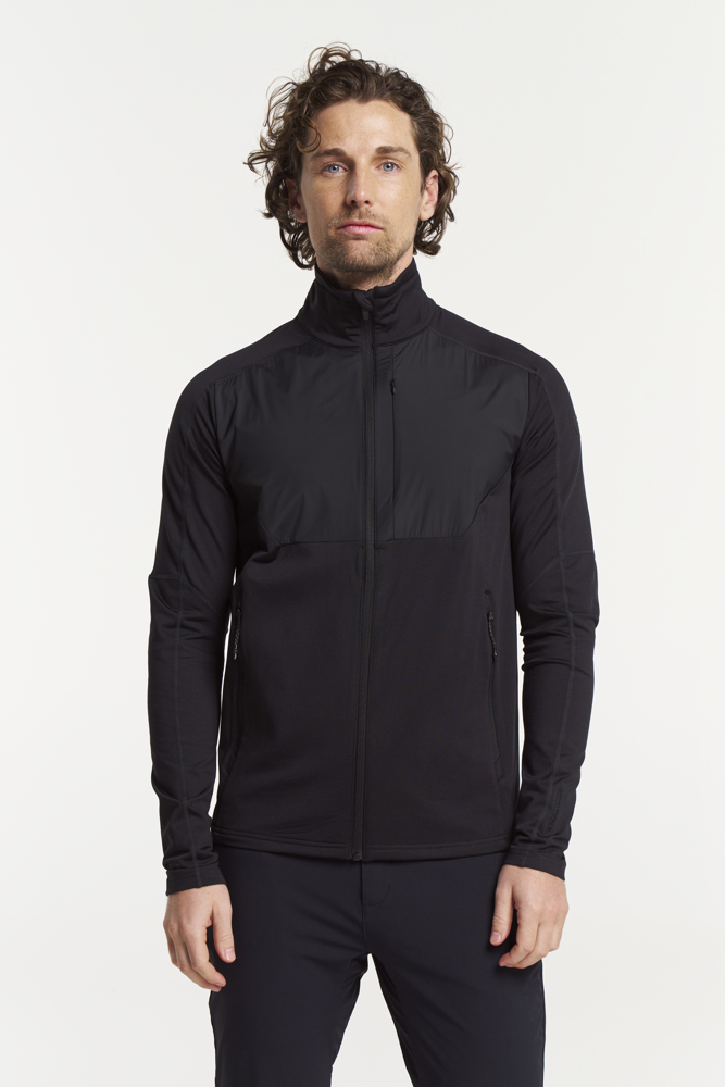 TXlite Windblock Full Zip Men - Zwart