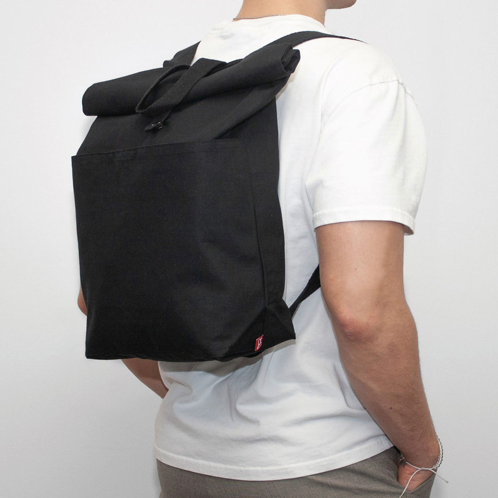 SEATTLE – Rugzak met rolsluiting van zware katoenen canvas