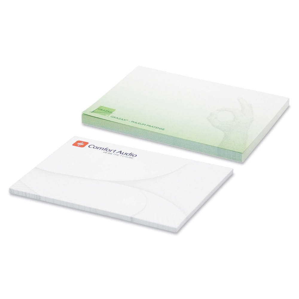 100 adhesive notes, 72x50mm, full-colour