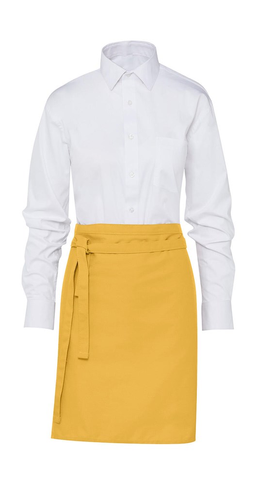 BRUSSELS Short Bistro Apron - Sunflower