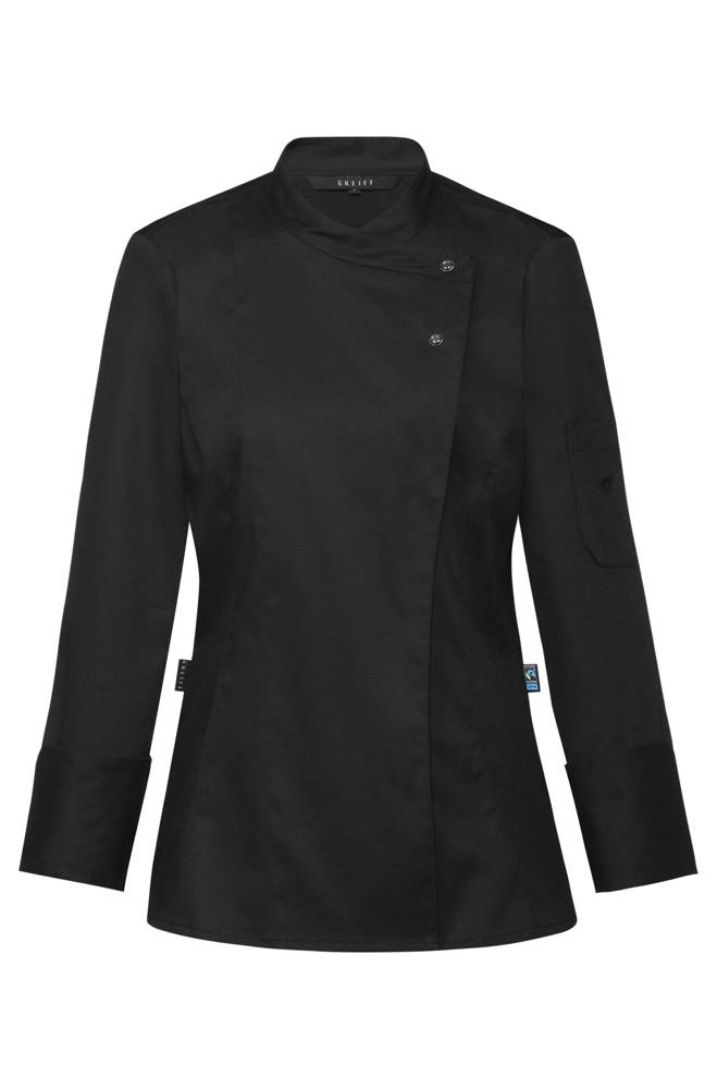 D koksbuis met jersey rug RF - 10 zwart