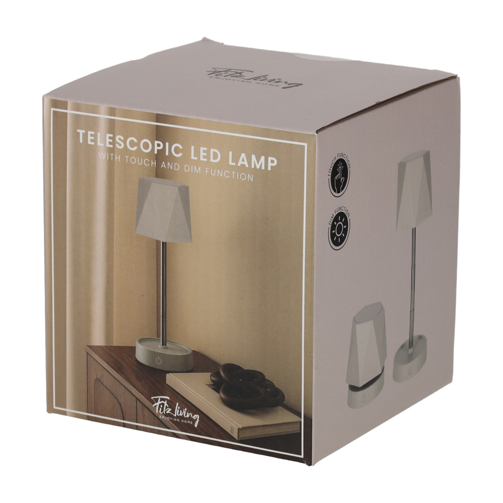 FITZ Living Telescopische LED Lamp Taupe