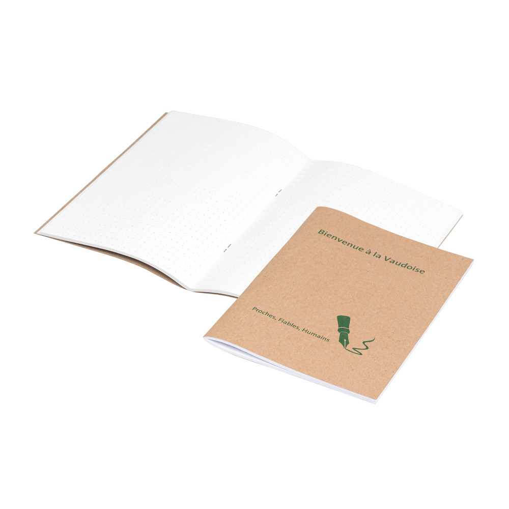 A5 Kraft Singer genaaid notitieboekje - gerecycled