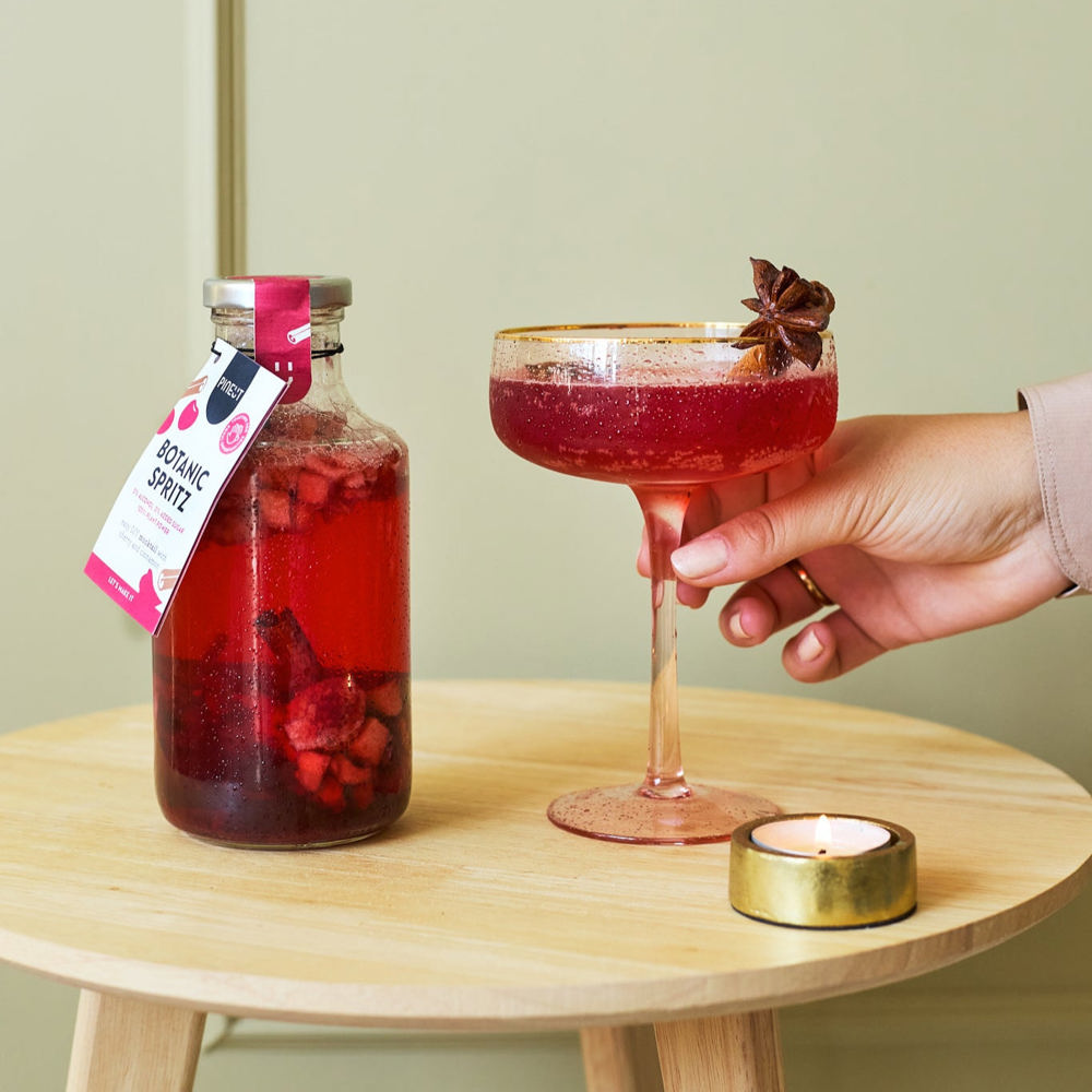 Botanic Spritz | Alcoholvrije BIO Cocktailbasis | Kers, kaneel, hibiscus & appel