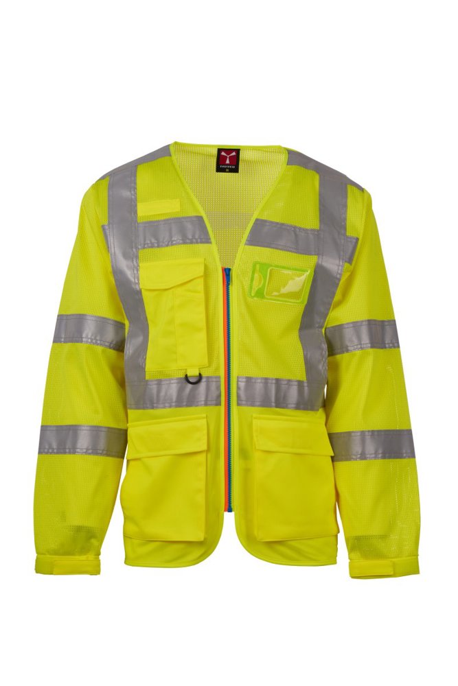 LONG EXO MESH - Fluorescent yellow
