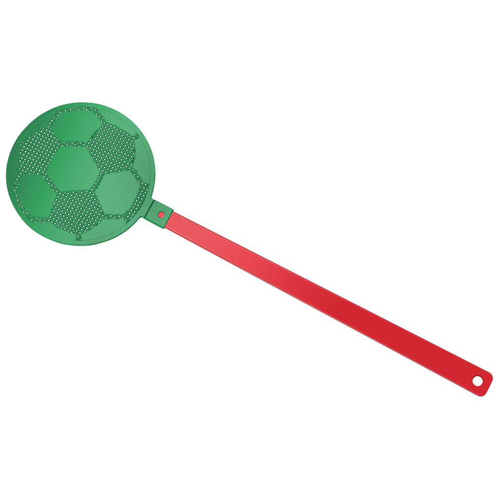 Fly swatter "soccer" - red/green