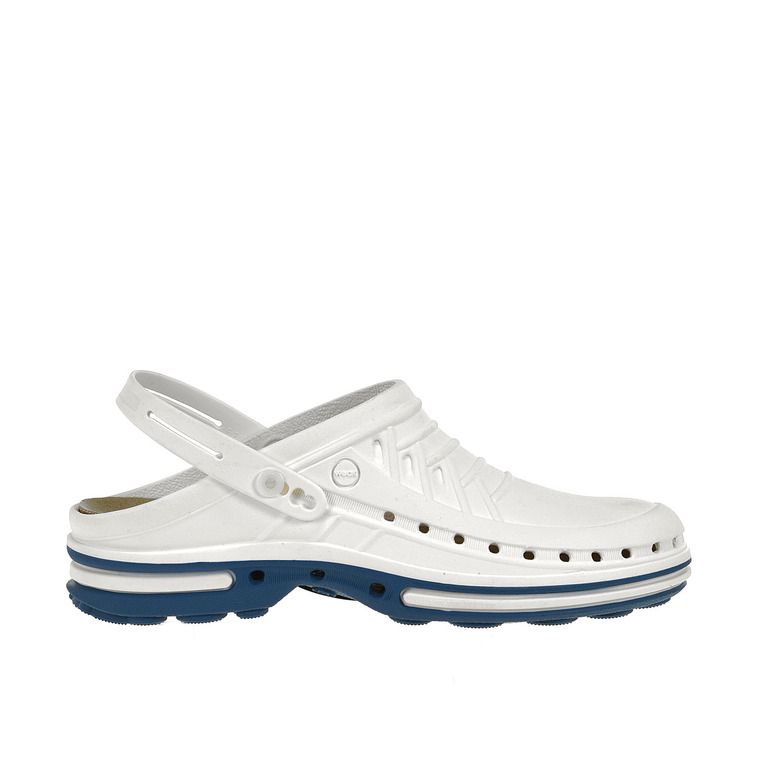 Wock Clog Walksoft - marineblauw/wit