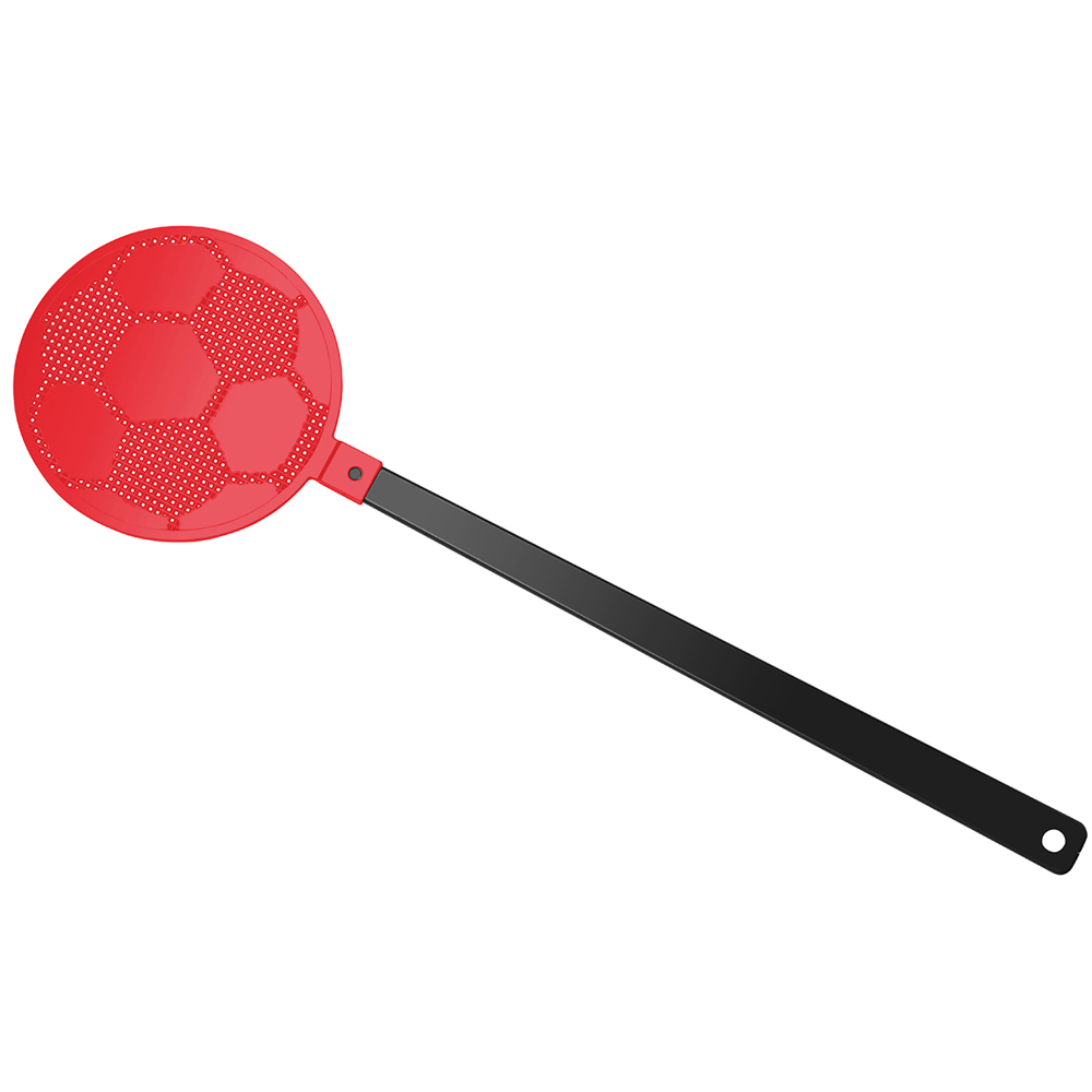 Fly swatter "soccer" - black/red
