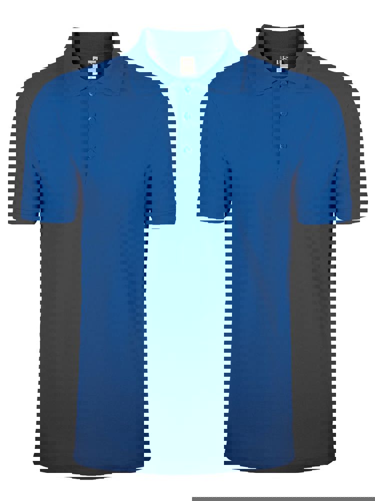 BS Evolution Polo, 180gr/m2, 100% katoen - Kobaltblauw (PMS 2145C)