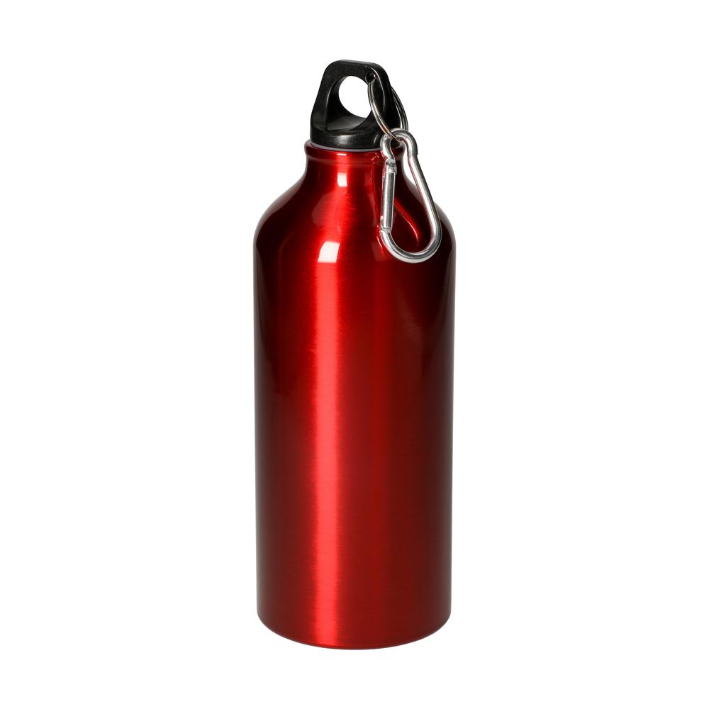 Aluminiumfles "Sporty" 0,6 l - Rood