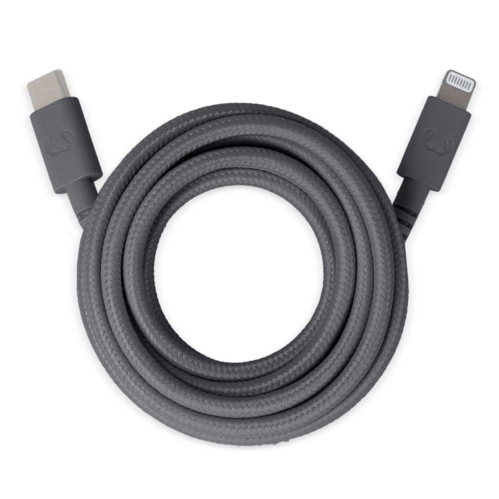2ULC200 | Fresh 'n Rebel USB-C to Apple Lightning kable 2.0m - Donker Grijs