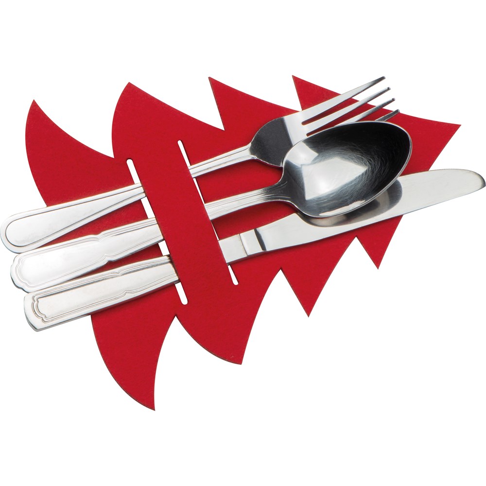 Bestek met kerstverpakking