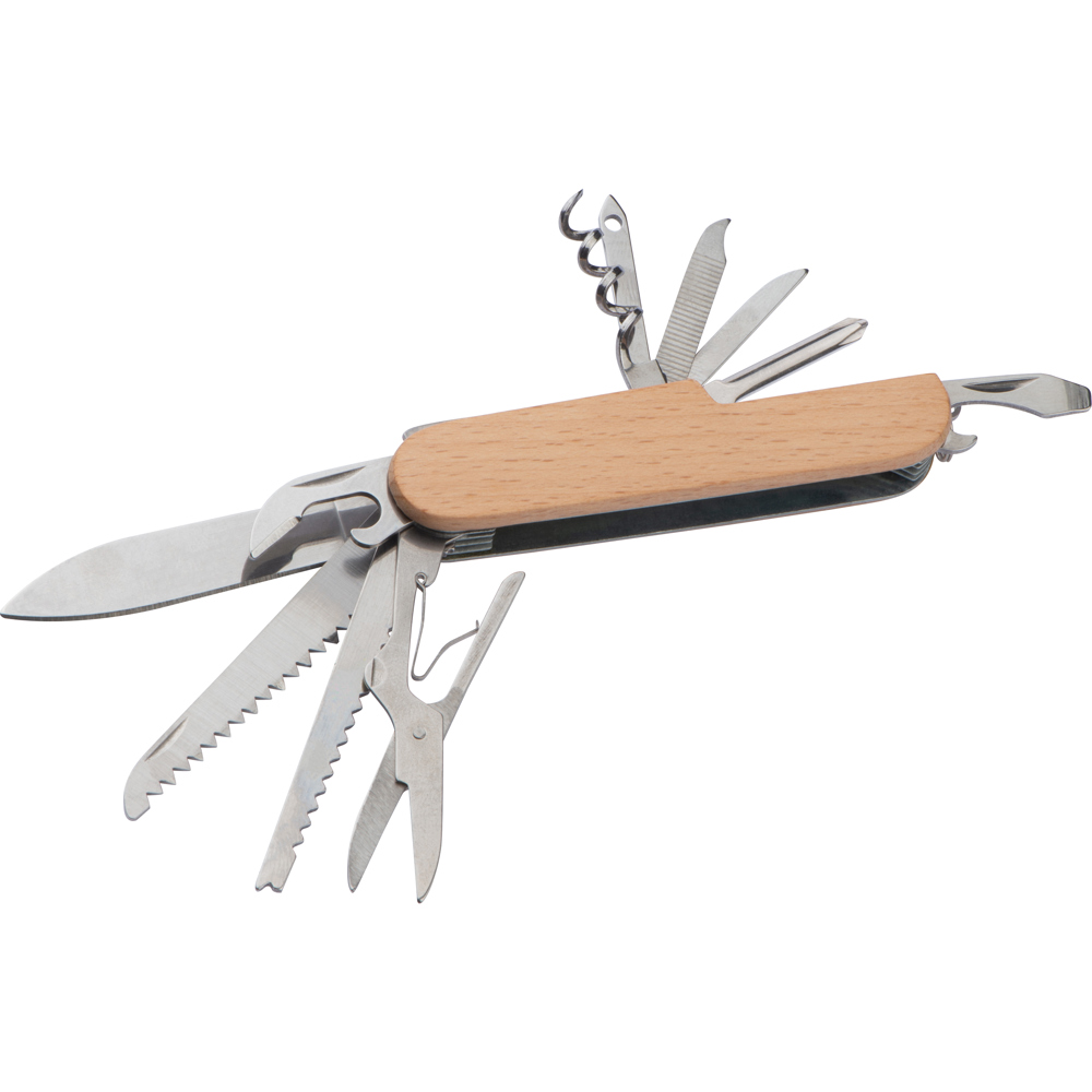 11-Parts stainless steel pocket knife NAPOLEONE