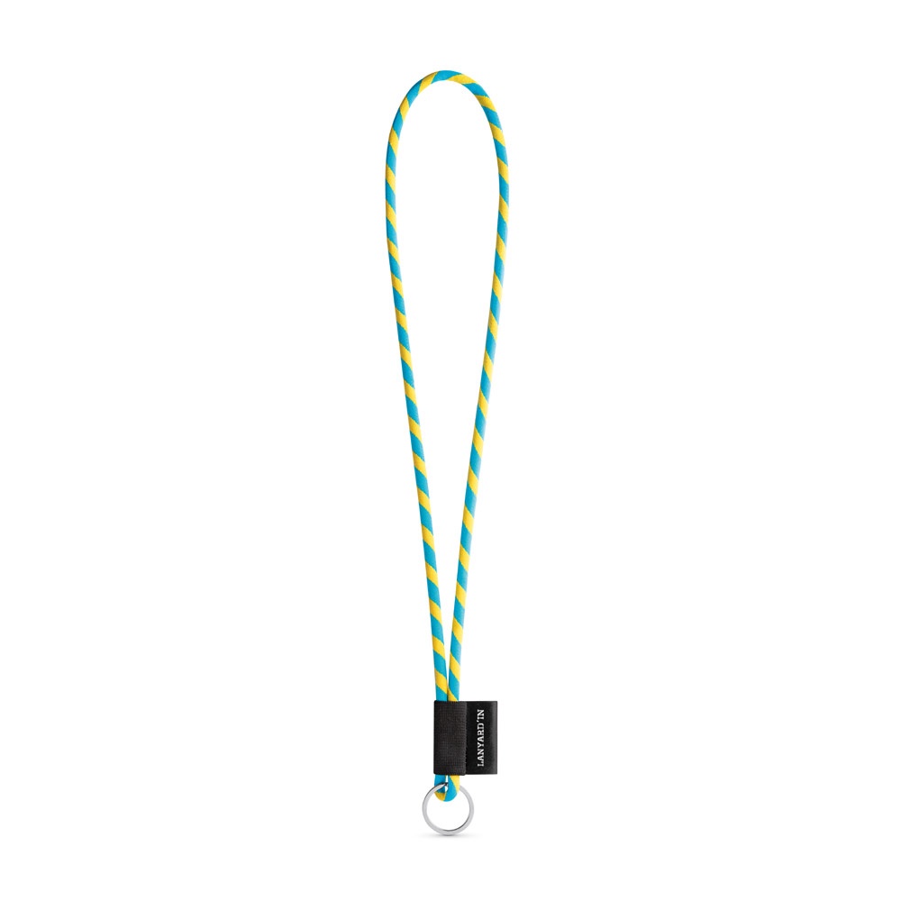 75093. Lanyard Tube Long Set I. Standaard modellen - Geel, Licht blauw