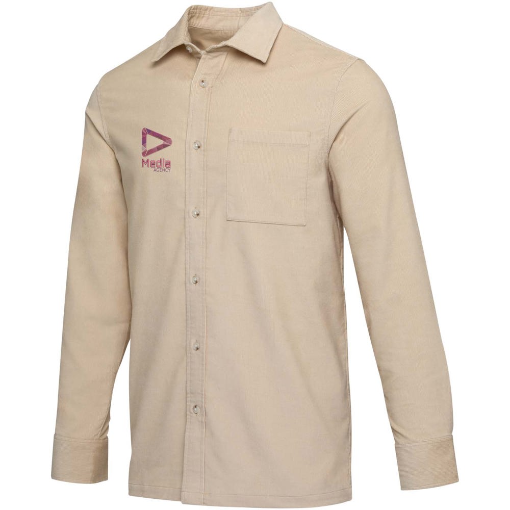 Alum corduroy uniseks overhemd