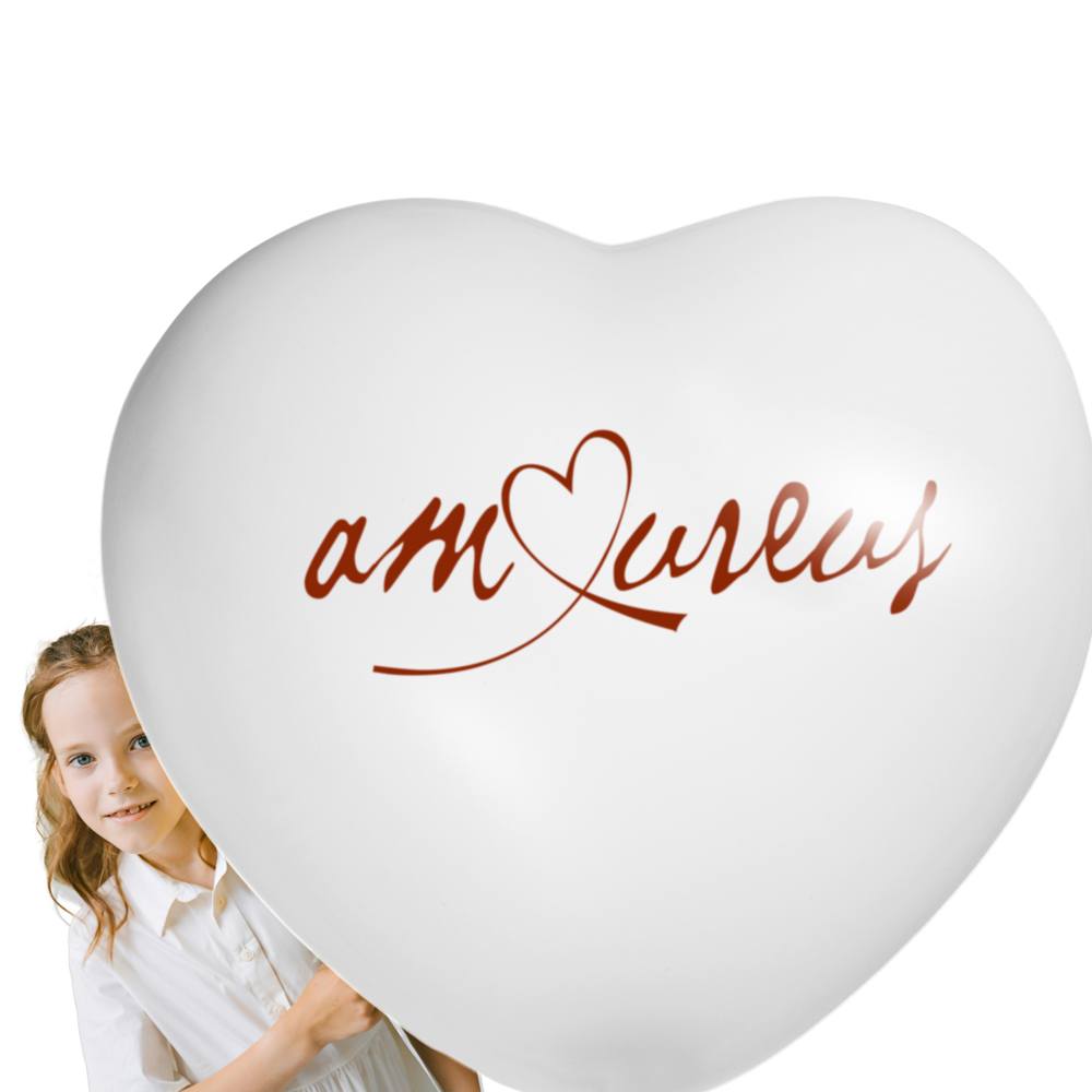 Giants heart shape printed Ø 90 cm