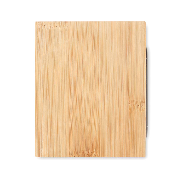 MANILA - Bamboe pennenbak met LCD klok