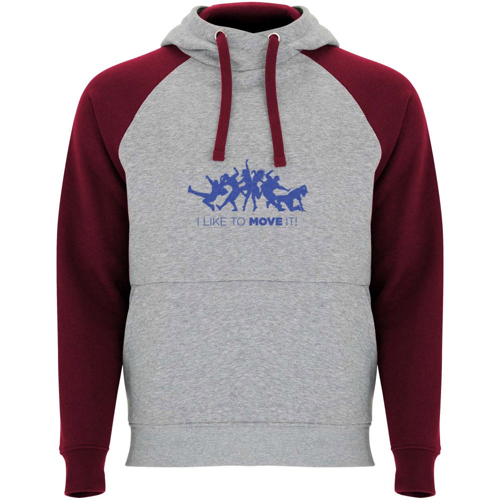 Badet tweekleurige kinderhoodie